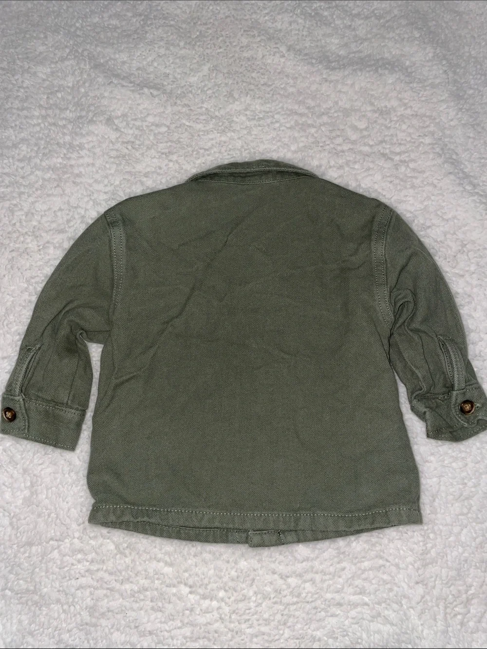 Carter's Olive Green Button Down Shacket
